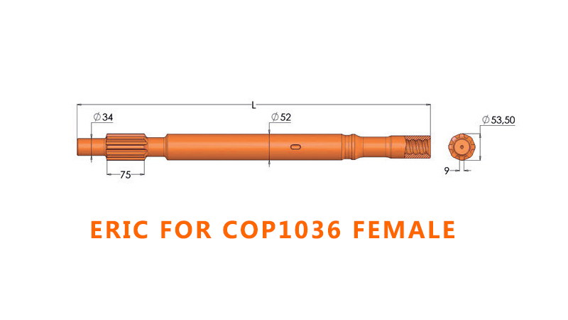 COP 1238 Shank adapter (Female)