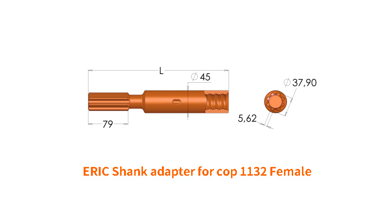 COP 1132 Shank adapter(Female)